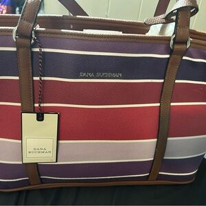 Multi colored over the shoulder purse